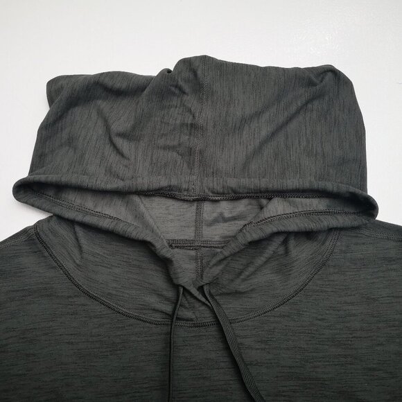 Old Navy Active Breathe On Ladies Size Large Lightweight Dark Grey Hoodie - Picture 5 of 11